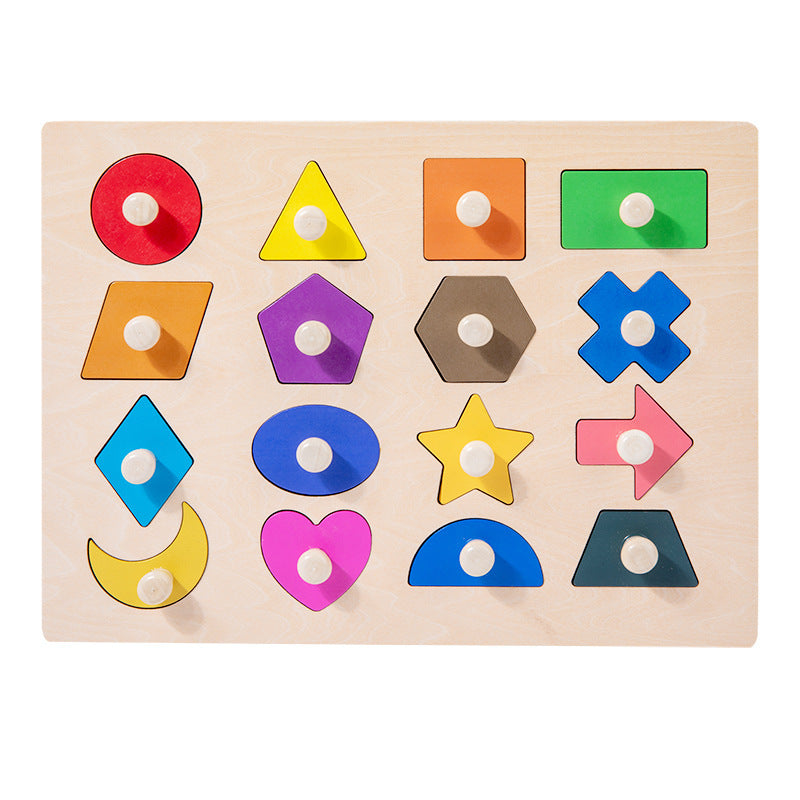 Montessori Magnetic Shape Puzzle Board for Kids
