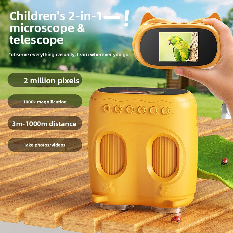 Kids Telescope Microscope Camera Toy
