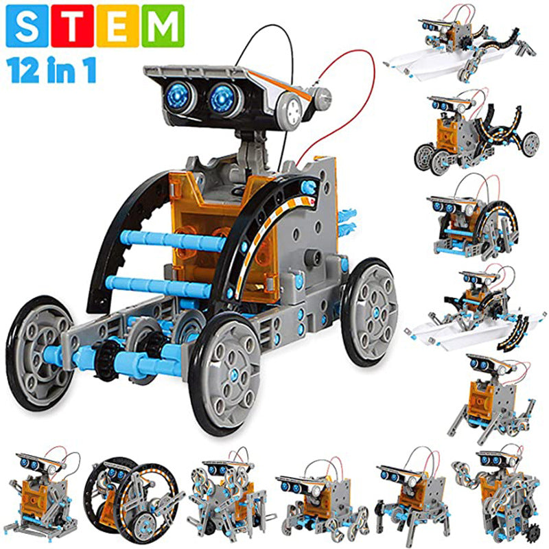 DIY Solar Robot STEM Kit for Kids