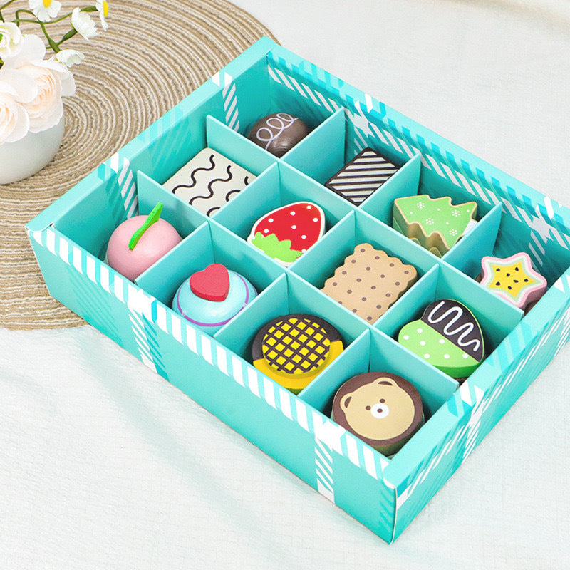 Wooden Tea Set Kitchen Pretend Play Toy