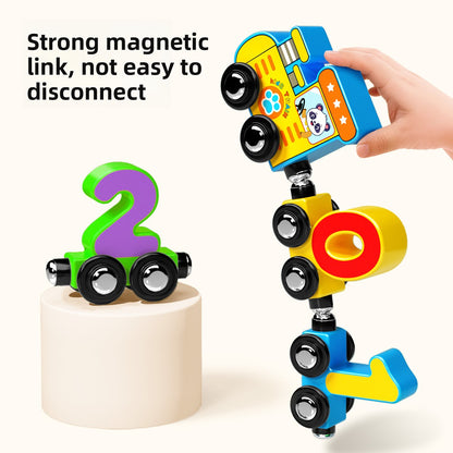 Magnetic Number Train Toy for Early Math