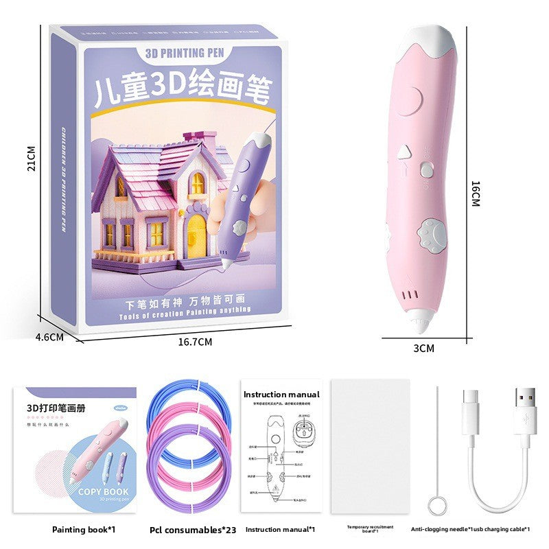 3D Printing Pen for Kids Creative Drawing