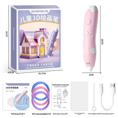 3D Printing Pen for Kids Creative Drawing