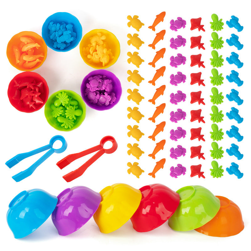 Animal & Dinosaur Sorting Counters – Rubber Counting Sets