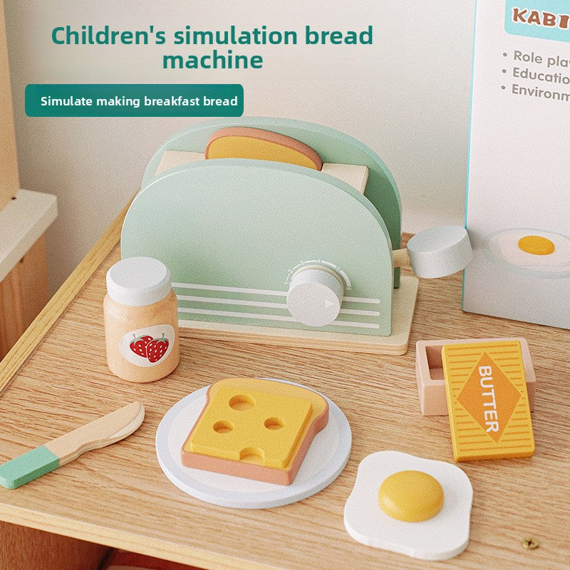 Wooden Tea Set Kitchen Pretend Play Toy