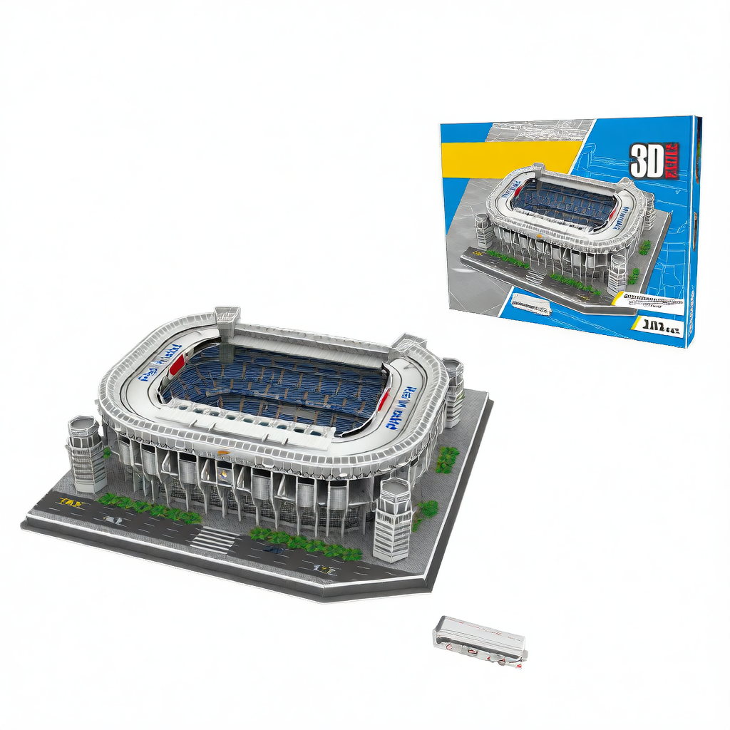 3D Stadium Puzzle Model for Kids