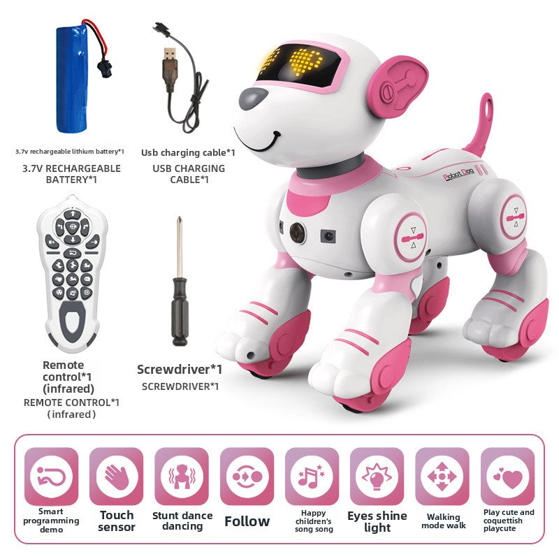 Children's intelligent robot dog toy