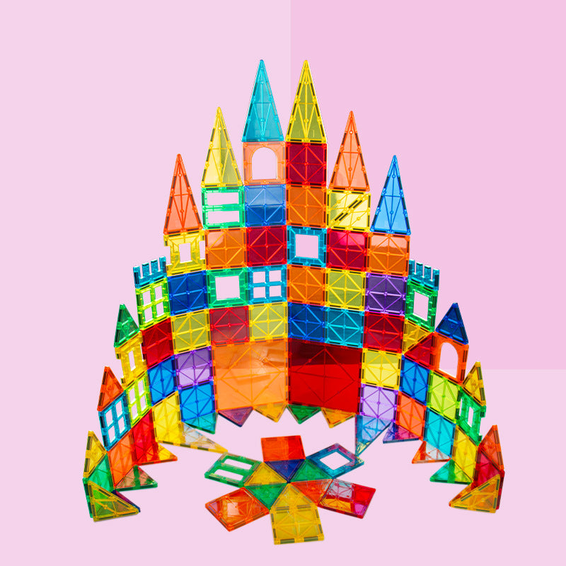 Magnetic Building Tiles Set