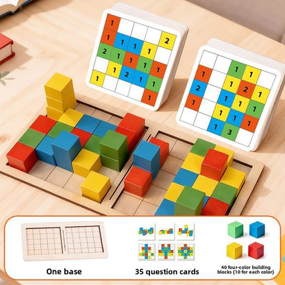3D Logic Building Block Game for Kids
