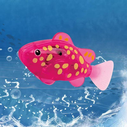 Interactive Light-Up Swimming Fish Toy
