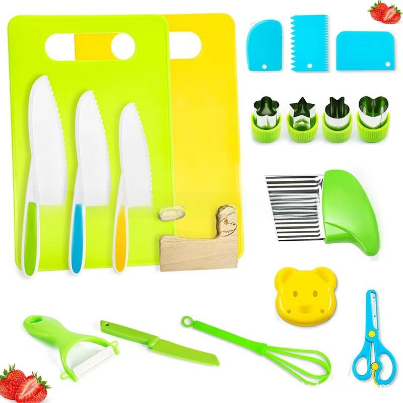 Kids Plastic Kitchen Knife Toy Set