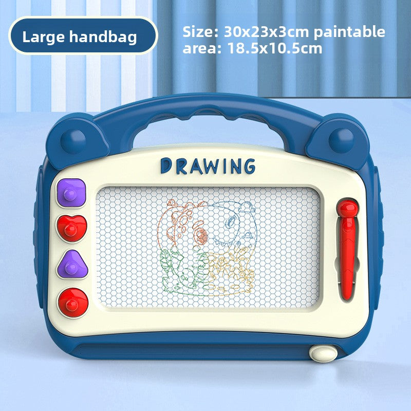 Magnetic Drawing Board for Kids with Pen and Stamps