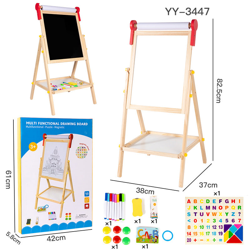 Double-Sided Drawing Board for Kids