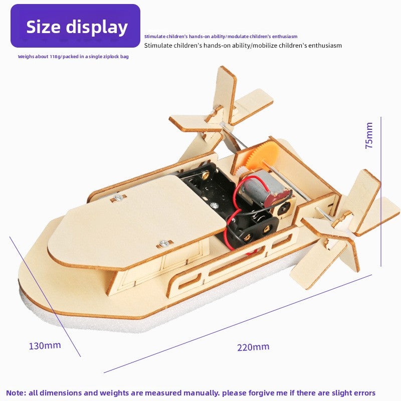 DIY Wooden Boat Science Kit – Sailboat & Steamship Options