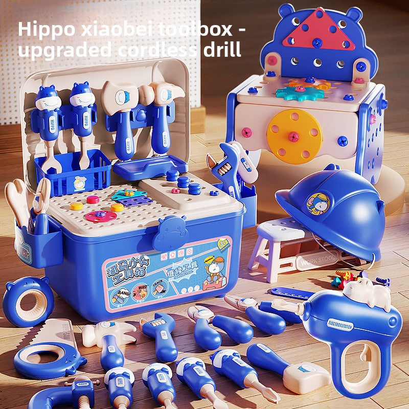 Kids Pretend Play Toolbox Set