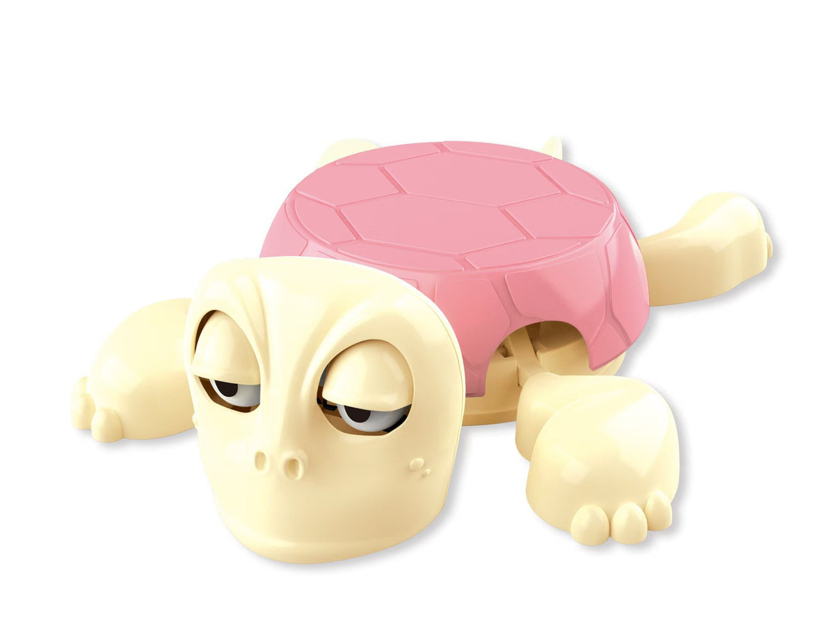 Turtle Press-Eye Coaster Fidget Toy Pink