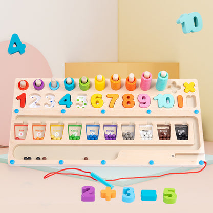 Wooden Magnetic Learning Toy Set