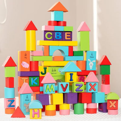 Large Wooden Building Blocks for Kids