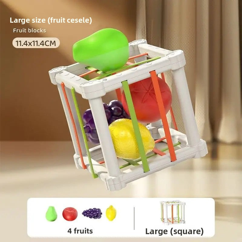 Fruit & Rainbow Sensory Sets for Kids – 5 Options Square L1 – 4 Pieces