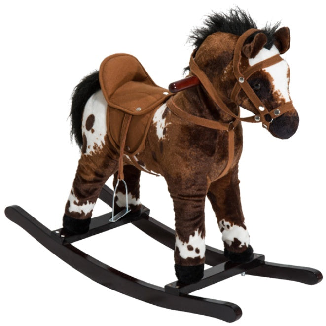 Kids Plush Rocking Horse with Sounds