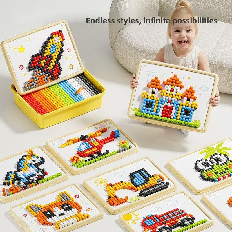 Mushroom Peg Puzzle – 420 or 480 Peg Art Sets