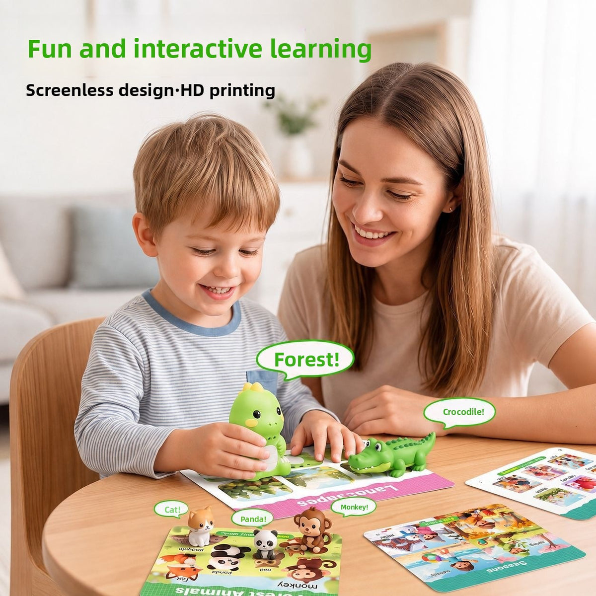 Children’s English Reading Pen Set with Word Cards