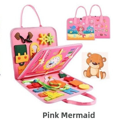 Felt Busy Book for Toddlers – Dinosaur or Mermaid