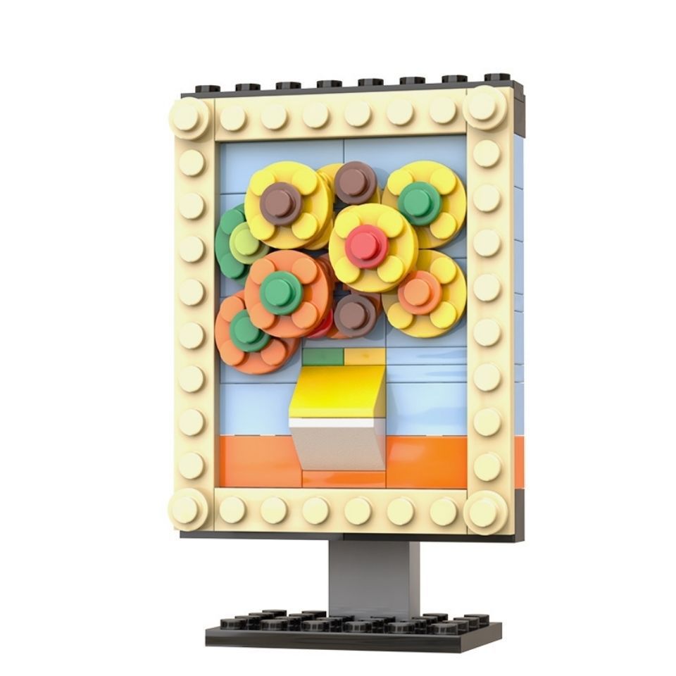 Sunflower Building Blocks Art Kit for Kids
