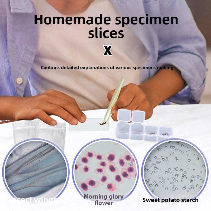 Portable Microscope Kit for Kids