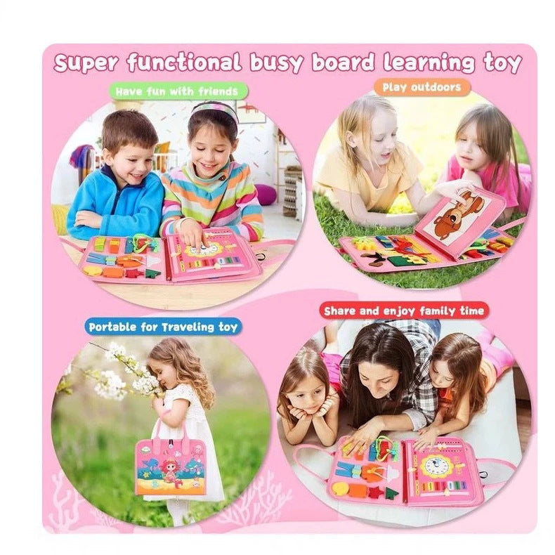 Felt Busy Book for Toddlers – Dinosaur or Mermaid