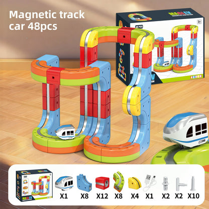 Creative Track Building Set ModularTrackCube 48pcs Mag