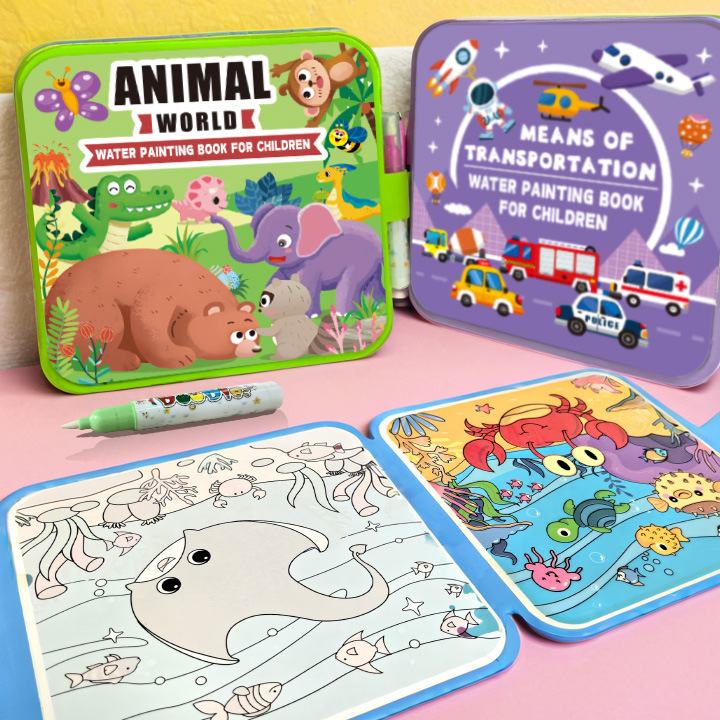 Magic Water Drawing Book for Kids