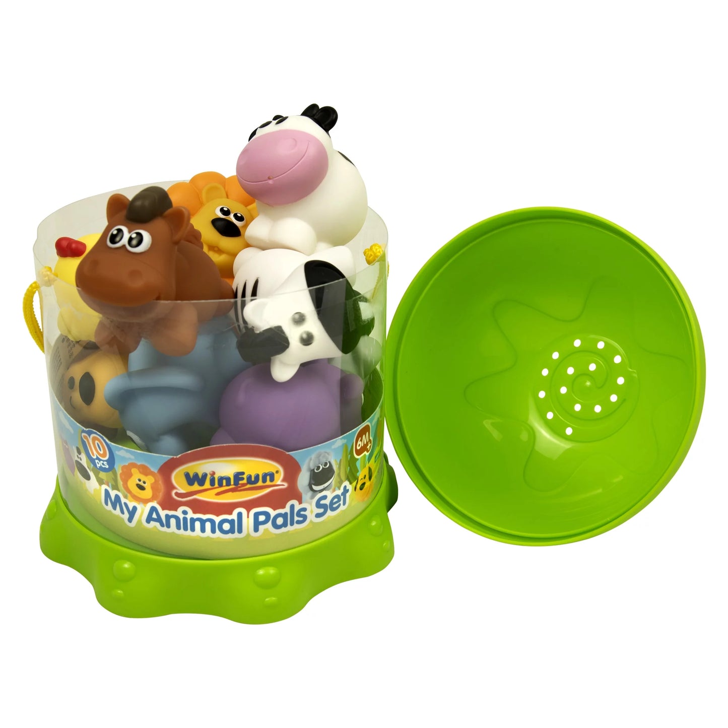 10 Pc. My Animals Bath Playset -Recommended for Ages 6 Months or Up