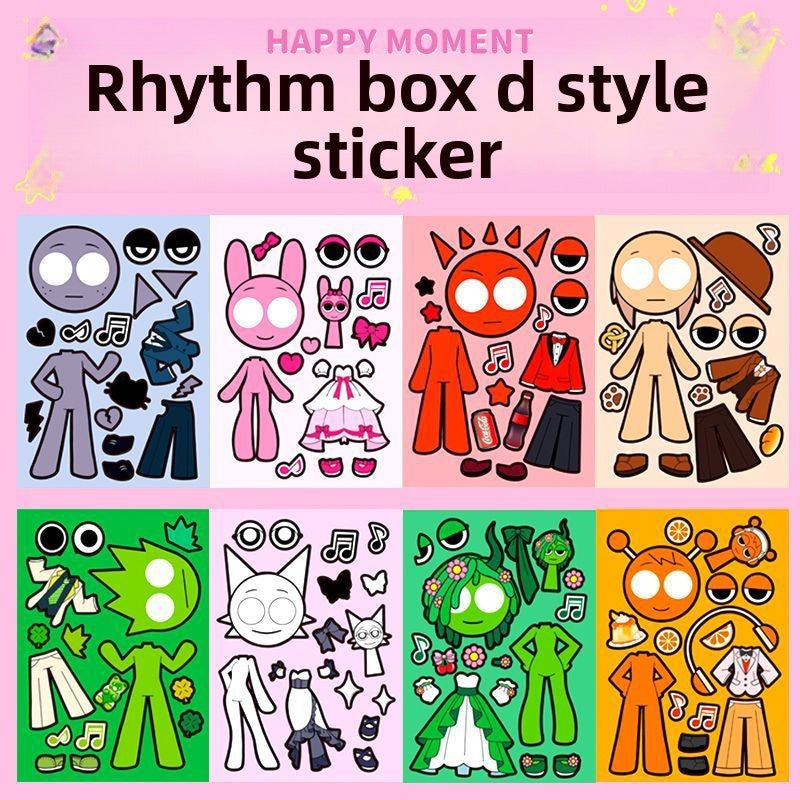 Dress-Up Sticker Sets for Kids – 8 or 32 Pieces