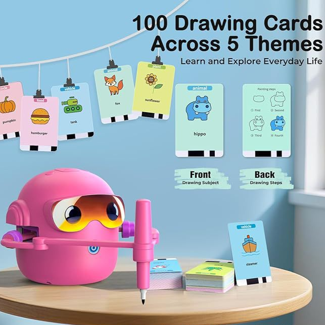 USB-Rechargeable Drawing Robot for Kids