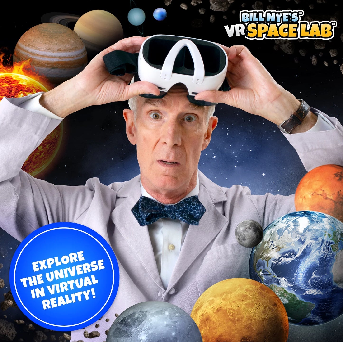 Bill Nye'S Virtual Reality Space Lab | Science Kit for Kids, STEM Toys, VR Goggles Included