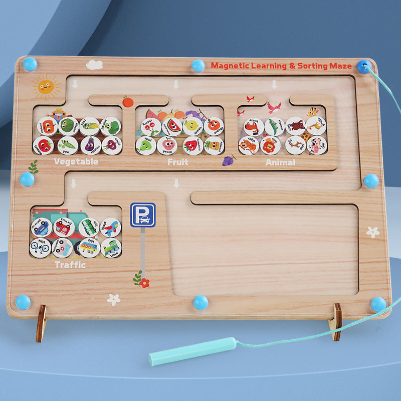 Wooden Magnetic Learning Toy Set