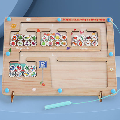 Wooden Magnetic Learning Toy Set