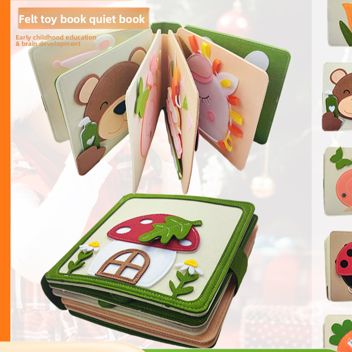 3D Felt Sensory Book for Toddlers