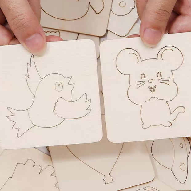 Wooden Drawing Stencils for Kids