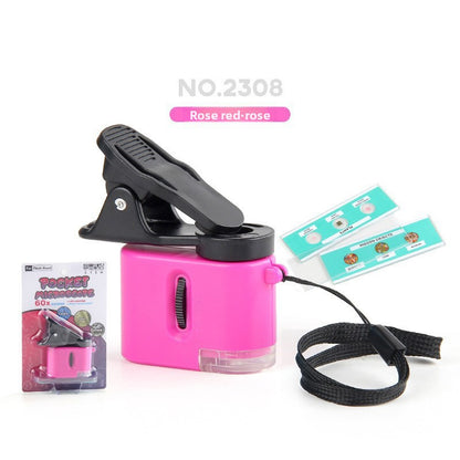 Portable Microscope Kit for Kids Science