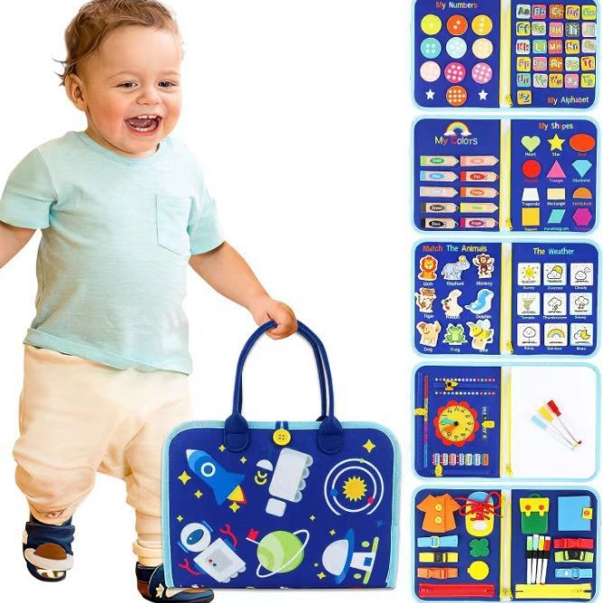 Felt Busy Board – 50 × 50 cm Theme & Page Options