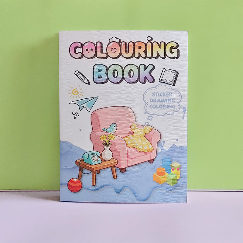 Childrens Animal Transportation Coloring Book