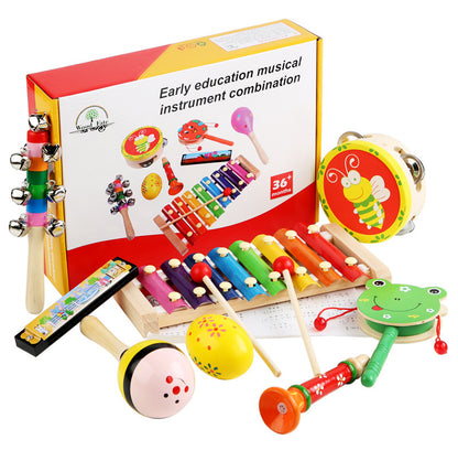 Wooden Musical Instrument Set for Infants