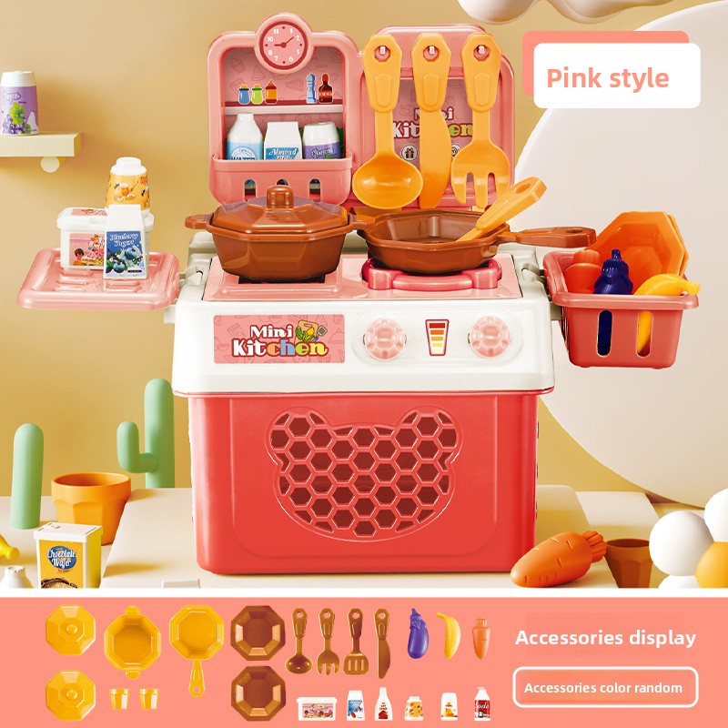 Kids Pretend Play Kitchen Learning Set