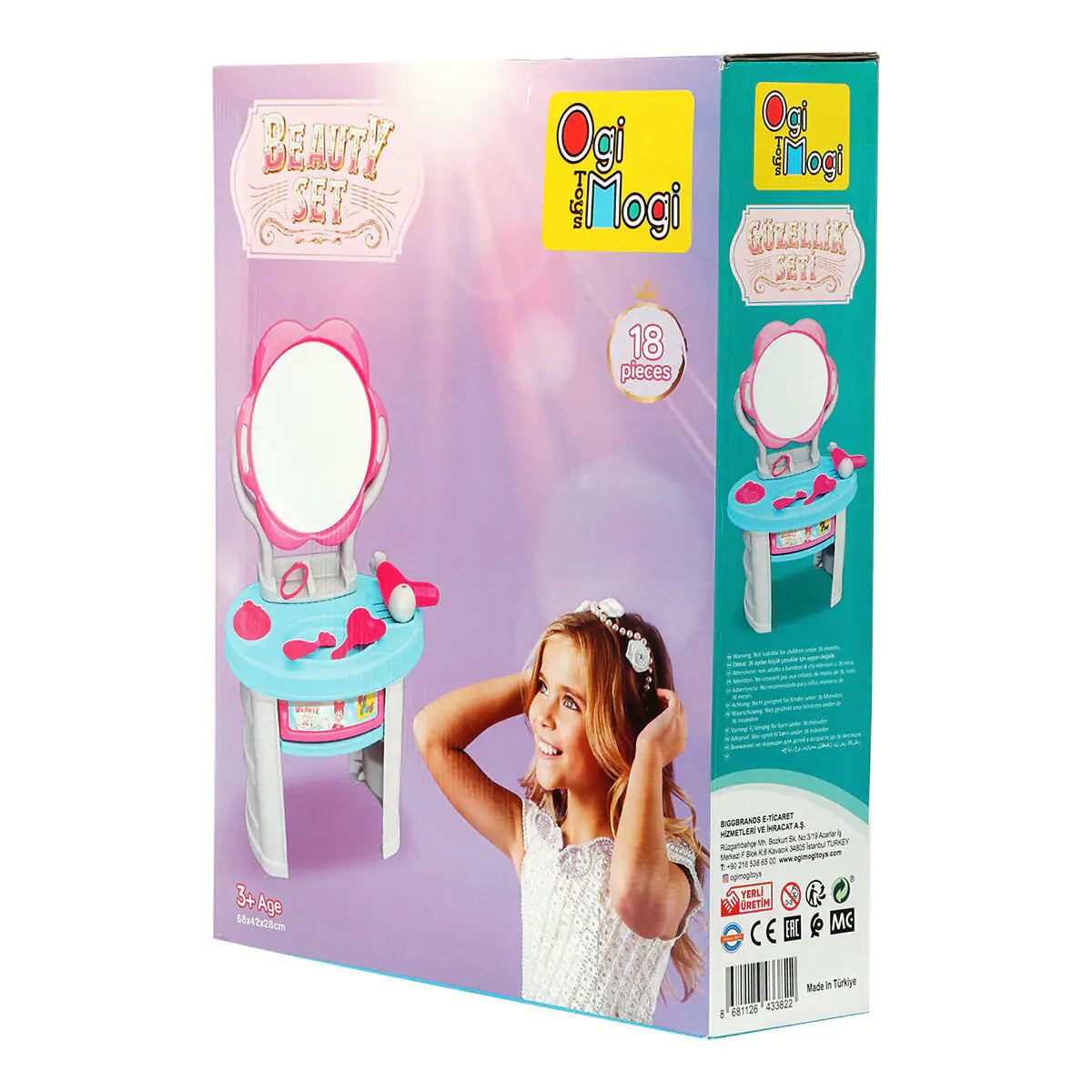 Spark Creativity: 18 PIECES KIDS BEAUTY SET for Imaginative Play! 🎀💄