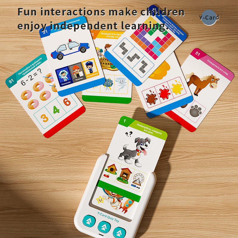 55-Card Audio Reader – Language & Character Options