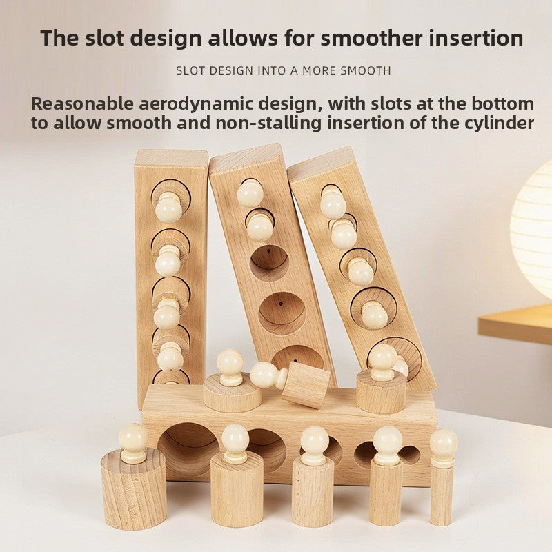 Montessori Sensorial Cylinder Blocks for Kids