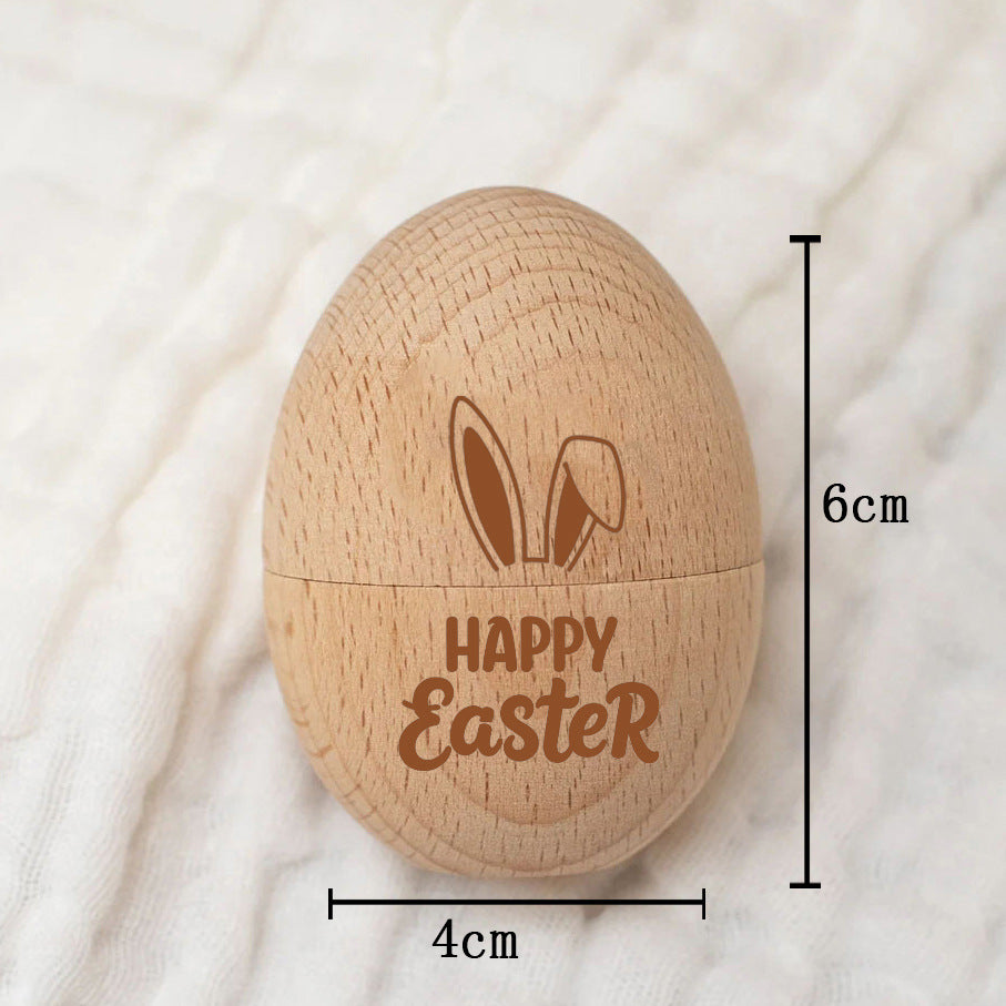 Wooden Easter Egg Craft for Kids