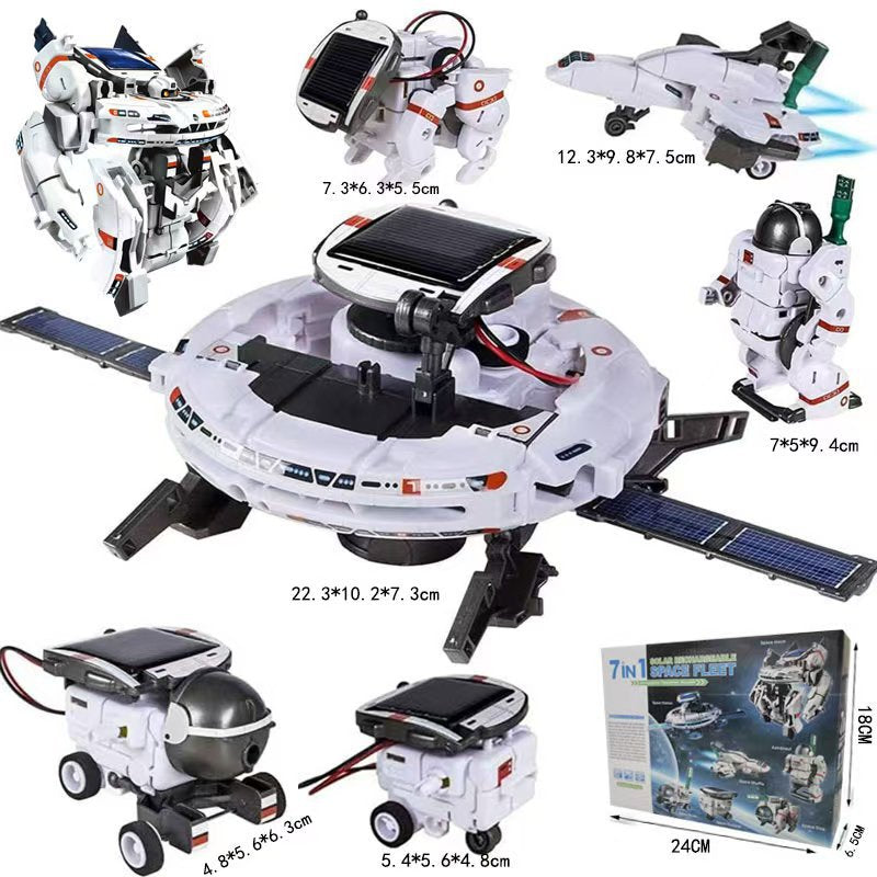 6-in-1 Solar Robot Kit for Kids 7 in 1